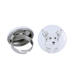 Pembroke Welsh Corgi - women's jewelry with a dog portrait, handmade product, possibility to add your own photo, Art-Dog brand