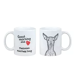 Peruanischer Nackthund, Viringo - Tasse mit Hund, Tasse mit Bild, personalisiertes Geschenk der Marke Art-Dog