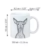Chien nu du Pérou - tasse avec chien, tasse avec photo, cadeau personnalisé de la marque Art-Dog