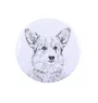 Pembroke Welsh Corgi - Anstecknadel mit Ihrem Hund, fügen Sie Ihr eigenes Foto hinzu, Marke Art-Dog