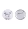 Pembroke Welsh Corgi - pin with your dog, add your own photo, Art-Dog brand
