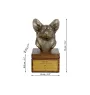 Pembroke Welsh Corgi - urn for dog ashes with a statuette, small urn for a dog, personalized urn with a bust of a dog by Art-Dog brand