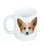 Pembroke Welsh Corgi - tasse avec une photo et un motif de chien géométrique Art-Dog