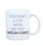 Pembroke Welsh Corgi - tasse avec une photo et un motif de chien géométrique Art-Dog