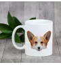 Pembroke Welsh Corgi - cup with a geometric dog image and the inscription Art-Dog