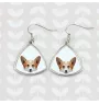 Pembroke Welsh Corgi kolczyki geometryczny Art-Dog