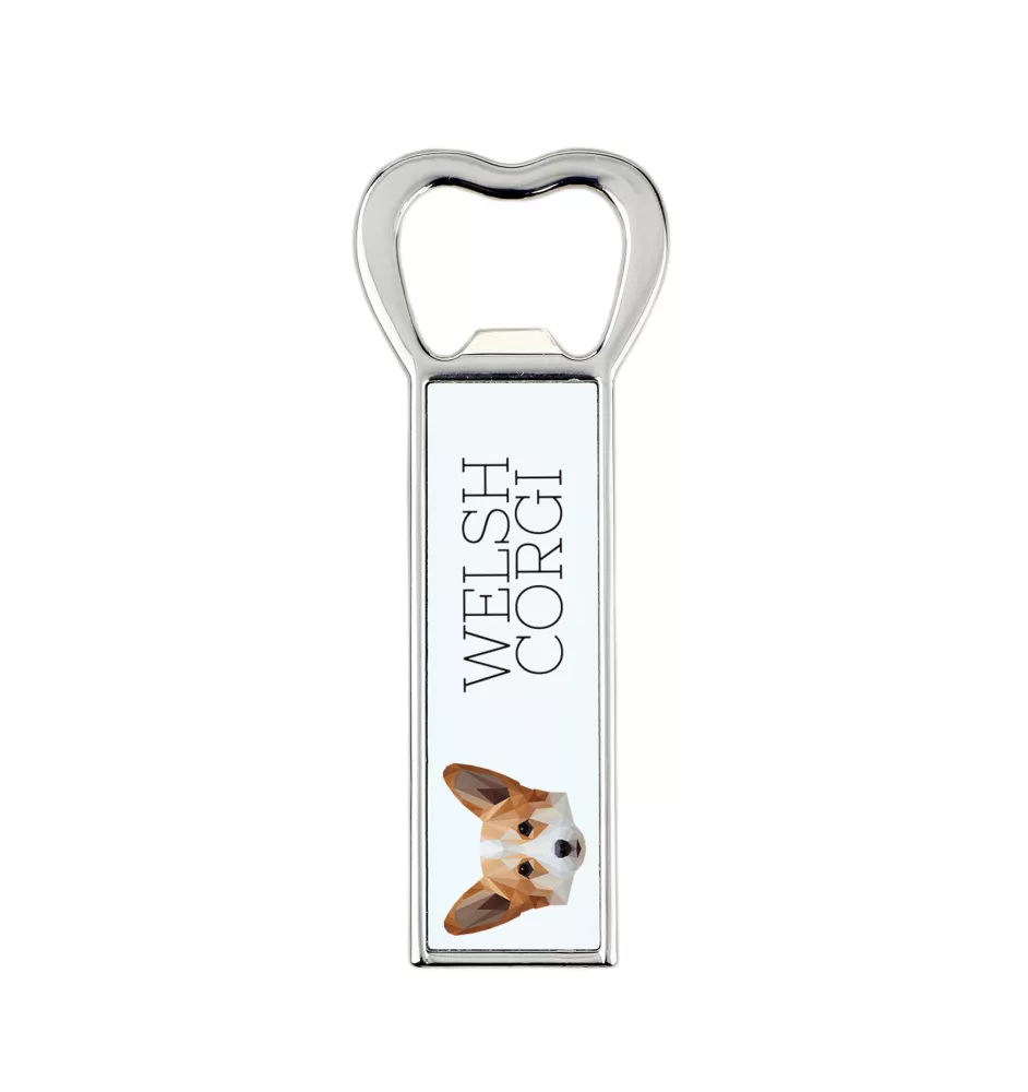Pembroke Welsh Corgi otwieracz geometryczny Art-Dog