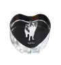 Papillon serce kryształowe z psem Art-Dog