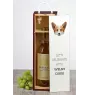 Pembroke Welsh Corgi - geometric box with a picture and inscription for wine by Art-Dog
