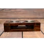 Papillon, Continental Toy Spaniel, Butterfly dog - wooden stand with bowls for a dog, steel dog bowls, a gift for adopting a dog from the Art-Dog brand
