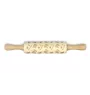 Papillon, Continental Toy Spaniel, Butterfly dog II - small rolling pin with a dog, patterned dough roller, gadget for ceramicists from the Art-Dog brand