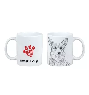 Pembroke Welsh Corgi - cup with a dog, cute cup with graphics, a gift with your photo from the Art-Dog brand