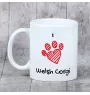 Pembroke Welsh Corgi kubek z psem I love Art-Dog