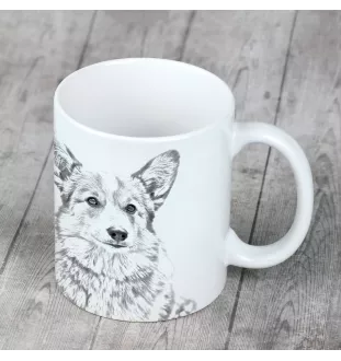 Pembroke Welsh Corgi - tasse avec chien, une tasse adorable avec une illustration, un cadeau avec votre photo de la marque Art-Dog