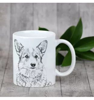 Pembroke Welsh Corgi - tasse avec chien, une tasse joyeuse pour les amoureux des chiens, un cadeau personnalisé de la marque Art-Dog