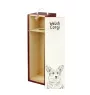 Pembroke Welsh Corgi - wine box with a dog, alcohol box with graphics, personalized gift box from the Art-Dog brand