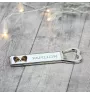 Papillon, Continental Toy Spaniel, Butterfly dog - bottle opener with a picture and inscription for beer by Art-Dog