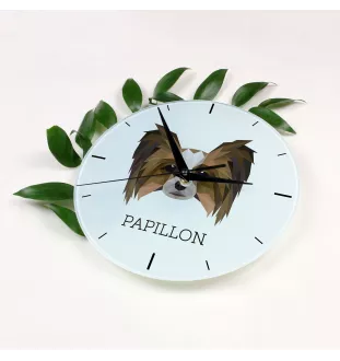 Papillon zegar geometryczny Art-Dog