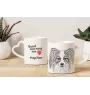 Papillon kubek z psem good morning serce Art-Dog