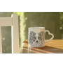 Papillon, Kontinentaler Zwergspaniel - Tasse mit Hund, entzückende Tasse mit herzförmigem Henkel, universelles Geschenk der Marke Art-Dog