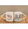 Papillon, Kontinentaler Zwergspaniel - Tasse mit Hund, entzückende Tasse mit herzförmigem Henkel, universelles Geschenk der Marke Art-Dog