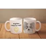 Papillon, Kontinentaler Zwergspaniel - Tasse mit Hund, fröhliche Tasse für Hundeliebhaber, personalisiertes Geschenk der Marke Art-Dog
