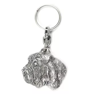 Petit basset griffon vendéen brelok do kluczy posrebrzany Art-Dog