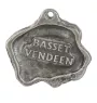 Petit Basset Griffon Vendéen - Silver-plated dog pendant, handbag decoration, backpack pendant by Art-Dog brand