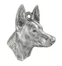Pharaoh Hound, Kelb tal-Fenek - Silver-plated dog pendant, handbag decoration, backpack pendant by Art-Dog brand