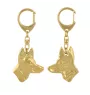 Pharaonenhund, Pharaoh Hound, Kelb tal-Fenek - Vergoldeter Schlüsselanhänger mit Hund, Handtaschenschmuck, Luxus-Accessoire der Marke Art-Dog