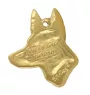 Pharaonenhund, Pharaoh Hound, Kelb tal-Fenek - Vergoldeter Schlüsselanhänger mit Hund, Handtaschenschmuck, Luxus-Accessoire der Marke Art-Dog