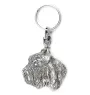 Petit basset griffon vendéen - Pendentif argenté avec un chien dans une boîte décorative, décoration de sac à main, pendentif de sac à dos par la marque Art-Dog