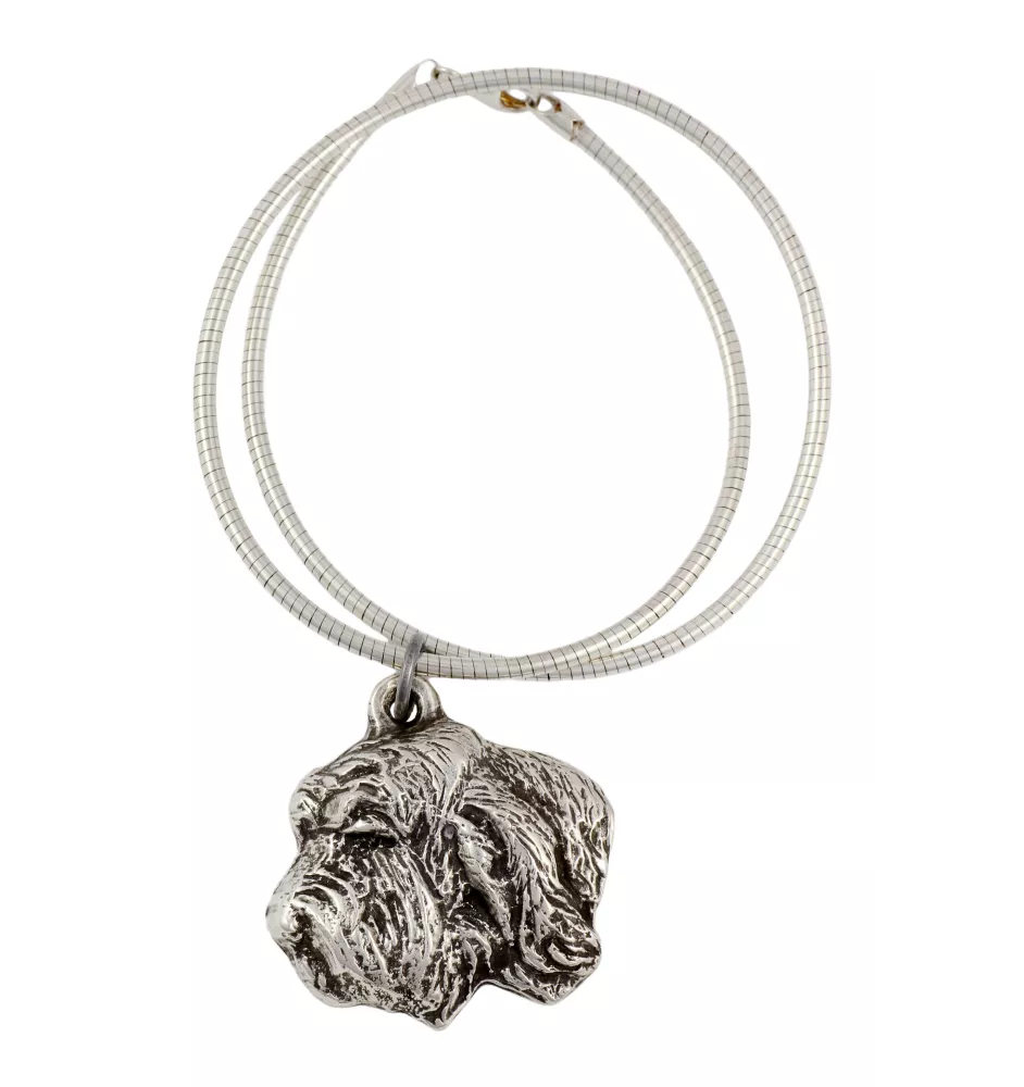 Kleiner Basset Griffon Vendéen, Petit Basset Griffon Vendéen - Hundehalsband, einzigartiger Schmuck für den Hundefan, einzigartiger Kreuzotter-Anhänger der Marke Art-Dog