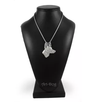Pharaonenhund, Pharaoh Hound, Kelb tal-Fenek - Hundehalsband, einzigartiger Schmuck für den Hundefan, einzigartiger Kreuzotter-Anhänger der Marke Art-Dog