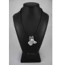 Pharaonenhund, Pharaoh Hound, Kelb tal-Fenek - Hundehalsband in Geschenkbox, versilbertes Medaillon für Hundefans, markanter Anhänger der Marke Art-Dog