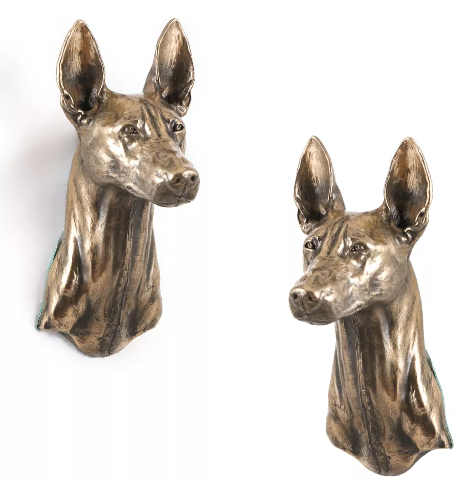 Pharaonenhund, Pharaoh Hound, Kelb tal-Fenek - Hundestatue, hängende Büste, einzigartige Dekoration für Hundeliebhaber der Marke Art-Dog