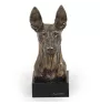 Pharaonenhund, Pharaoh Hound, Kelb tal-Fenek - Hundestatue, Büste auf Steinsockel, Skulptur, Trophäe für Hundeausstellung der Marke Art-Dog