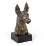 Pharaonenhund, Pharaoh Hound, Kelb tal-Fenek - Hundestatue, Büste auf Steinsockel, Skulptur, Trophäe für Hundeausstellung der Marke Art-Dog
