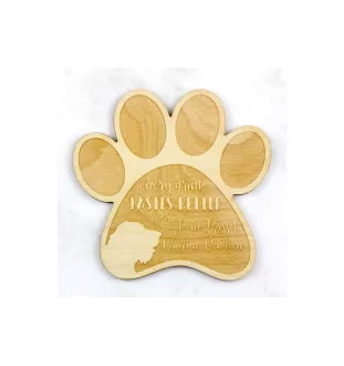 Petit basset griffon vendéen - Sous-verre mug, sous-verre gravé avec chien, cadeau pour amoureux des chiens par la marque Art-Dog