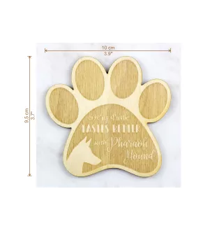 Chien du pharaon, Lévrier du pharaon - Sous-verre mug, sous-verre gravé avec chien, cadeau pour amoureux des chiens par la marque Art-Dog