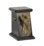 Pharaoh Hound, Kelb tal-Fenek - urn for dog ashes, elegant urn with a statue, commemorative urn with a bust of a dog by Art-Dog brand