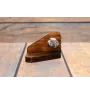 Petit basset griffon vendéen - bougeoir en bois avec un chien, support pour bougie chauffe-plat, lieu de mémoire pour chien de la marque Art-Dog