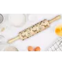Petit Basset Griffon Vendéen - rolling pin with a dog, decorating cookies with a rolling pin in patterns, a gift for the ceramicist of the Art-Dog brand