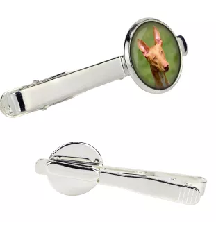 Pharaonenhund, Pharaoh Hound, Kelb tal-Fenek - Krawattennadel in der Box, stilvolle Krawatte, personalisierter Schmuck der Marke Art-Dog