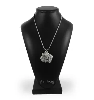 Petit Basset Griffon Vendéen - necklace with a dog, dog pendant on a silver chain, unique jewelry from the Art-Dog brand