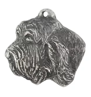 Petit Basset Griffon Vendéen - necklace with a dog, dog pendant on a silver chain, unique jewelry from the Art-Dog brand