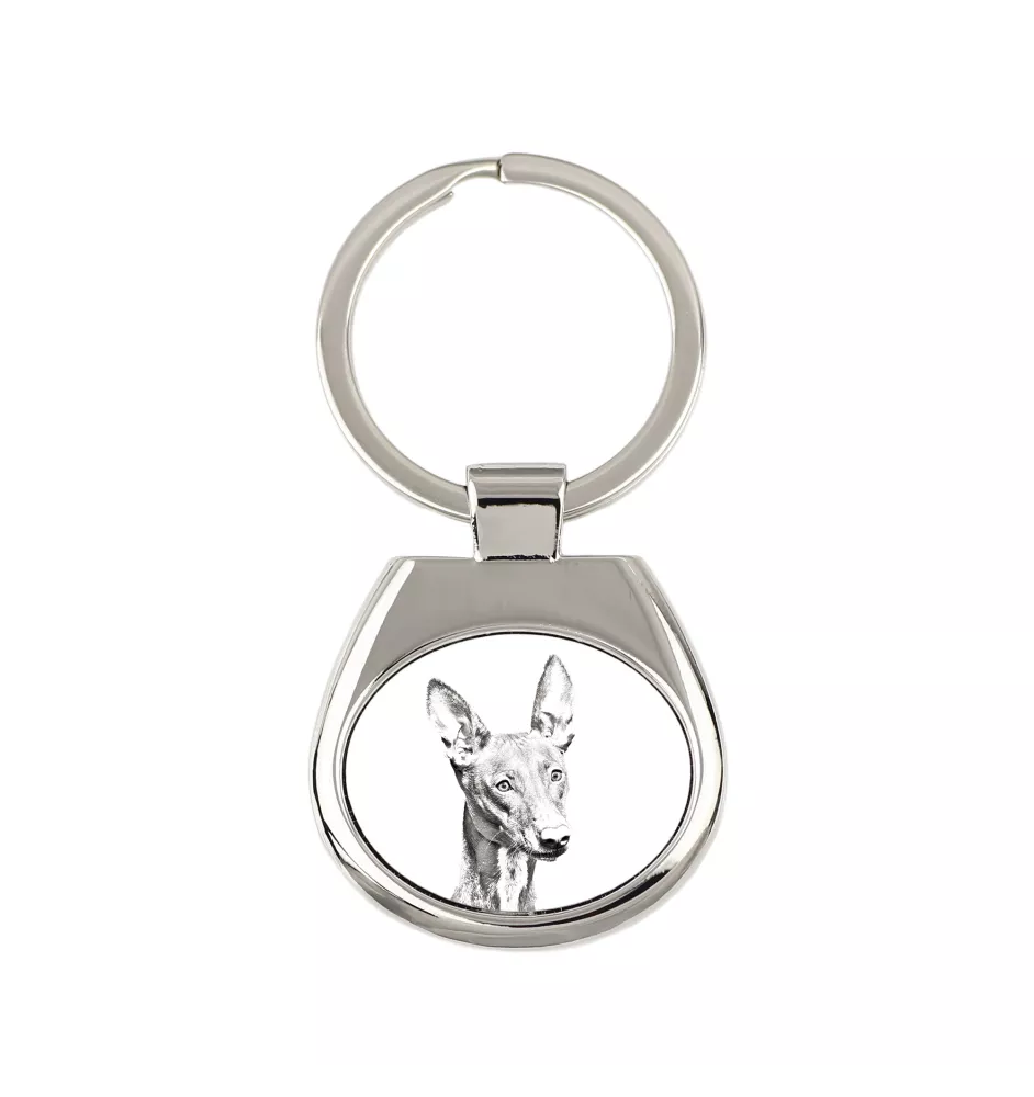 Pharaoh Hound, Kelb tal-Fenek - keychain with a dog, keychain with a print, personalized pendant from the Art-Dog brand