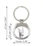 Pharaoh Hound, Kelb tal-Fenek - keychain with a dog, keychain with a print, personalized pendant from the Art-Dog brand