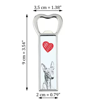 Pharaonenhund, Pharaoh Hound, Kelb tal-Fenek - Flaschenöffner mit Hund, personalisierter Flaschenöffner für den Kühlschrank, ein einzigartiges Geschenk für Männer von der Marke Art-Dog