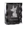 Pharaoh Hound, Kelb tal-Fenek - crystal with a picture of a dog, glass statuette with a picture, unique frame with a picture from Art-Dog brand
